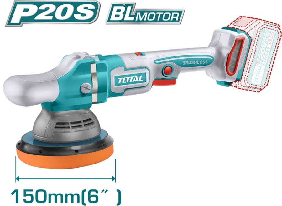 Polidor Sem Fio Total Tapli2015 20V 150MM (Sem Bateria)