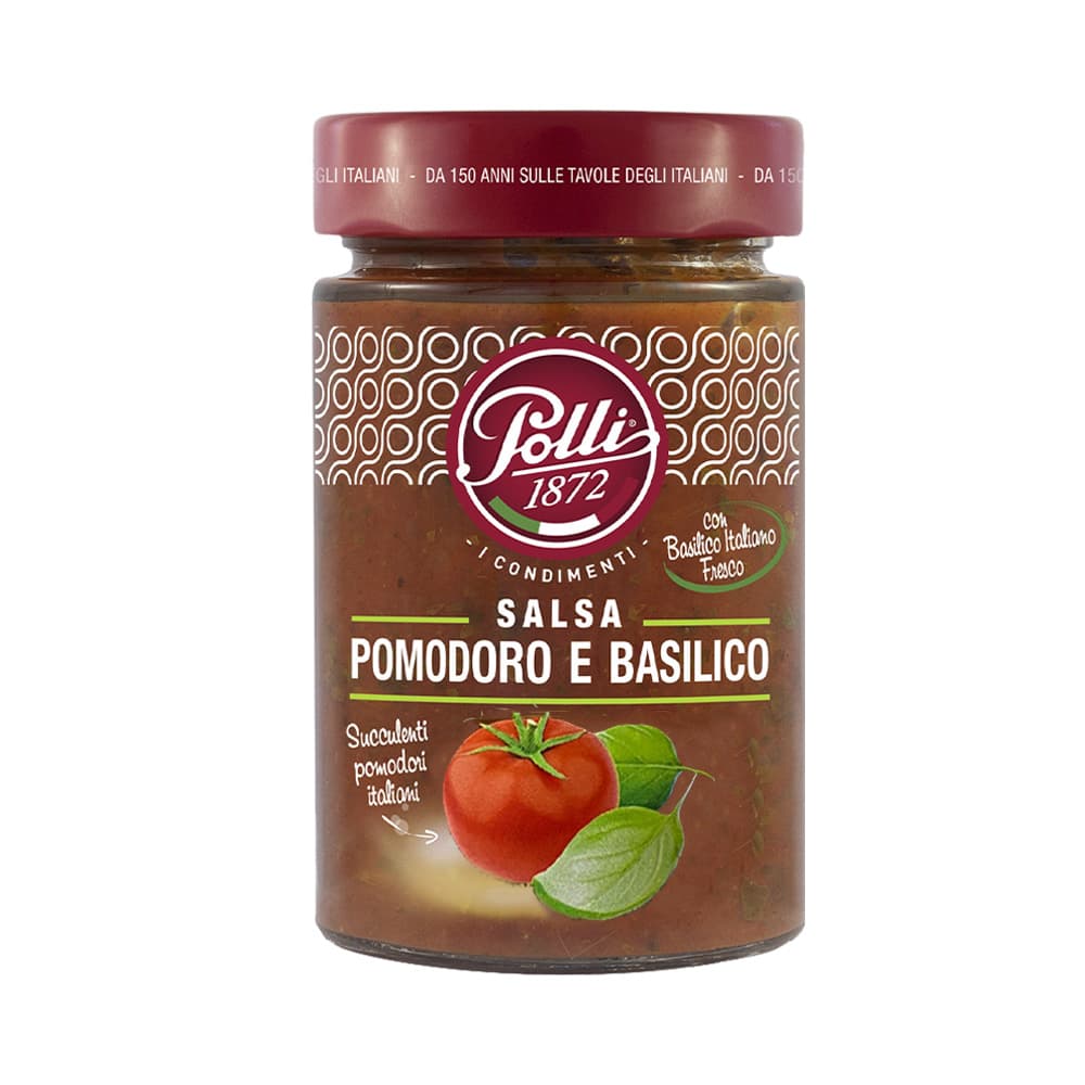 Molho de Tomate e Manjericão Polli Napoletana 190ml