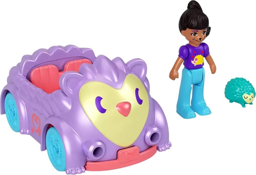 Miniaturas com Veículo Polly Pocket Mattel