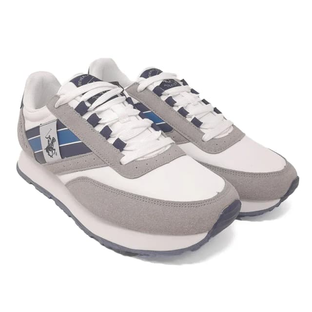 Tênis Polo Calçado Pbh Flag Gy-M3-A (T) 9 Cinza Branco Tam. 9