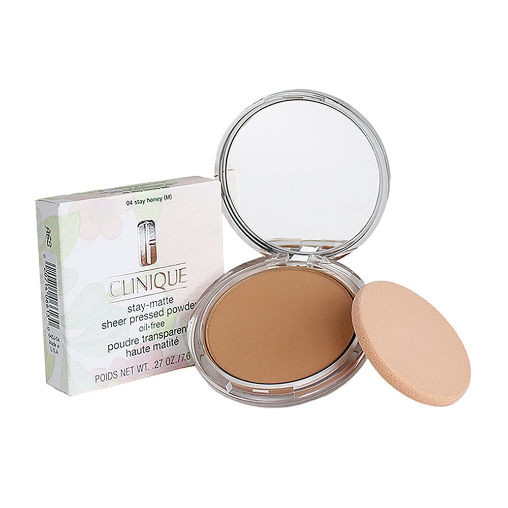 Pó Clinique Stay-Matte 04 Stay Honey 7.6G