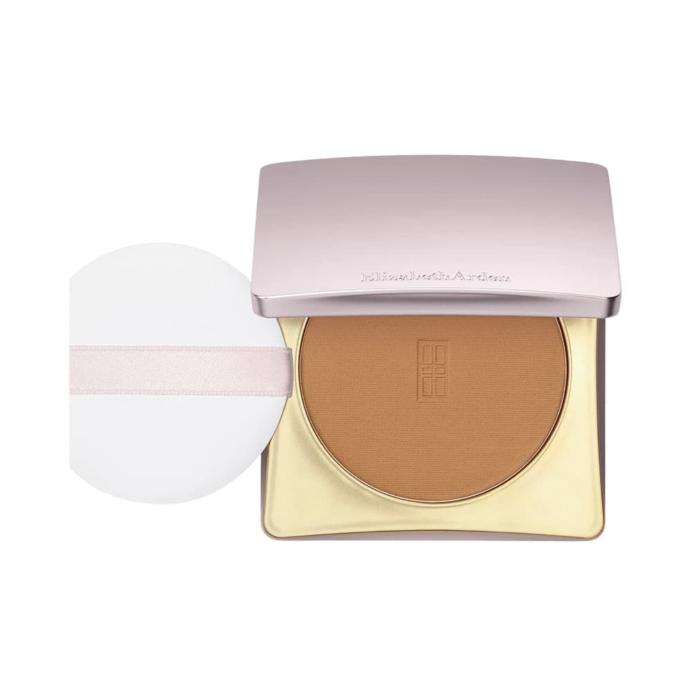 Pó Compacto Elizabeth Arden Flawless Finish SkinCaring Pressed Medium Deep 9,9G