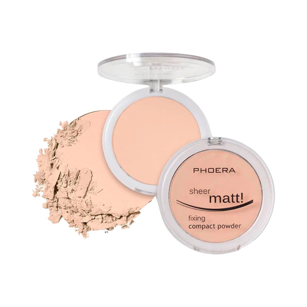 Pó Compacto Phoera Sheer Matte 202 Natural Beige 12G