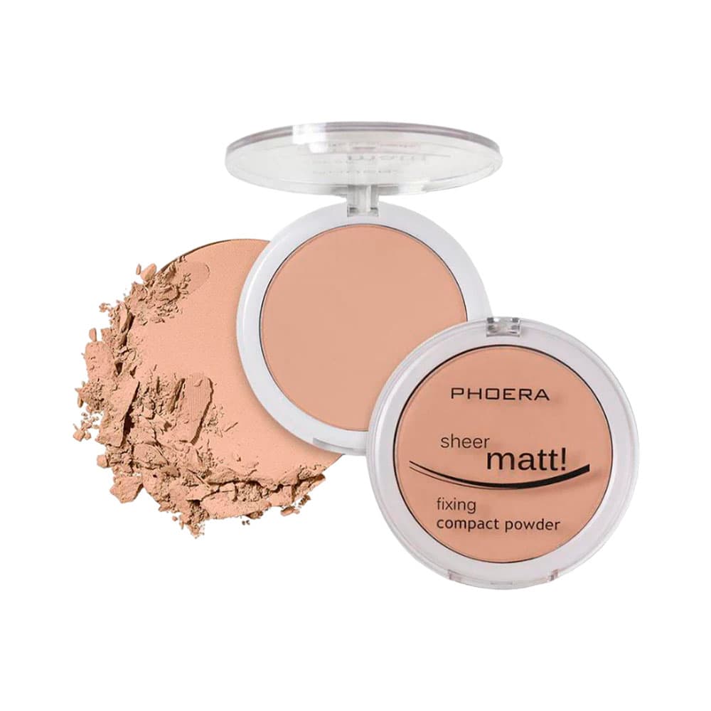Pó Compacto Phoera Sheer Matte 203 Nude 12GR