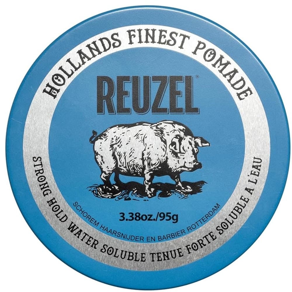 Pomada Reuzel Blue Strong Hold Strong Solúvel Em Água - 95G