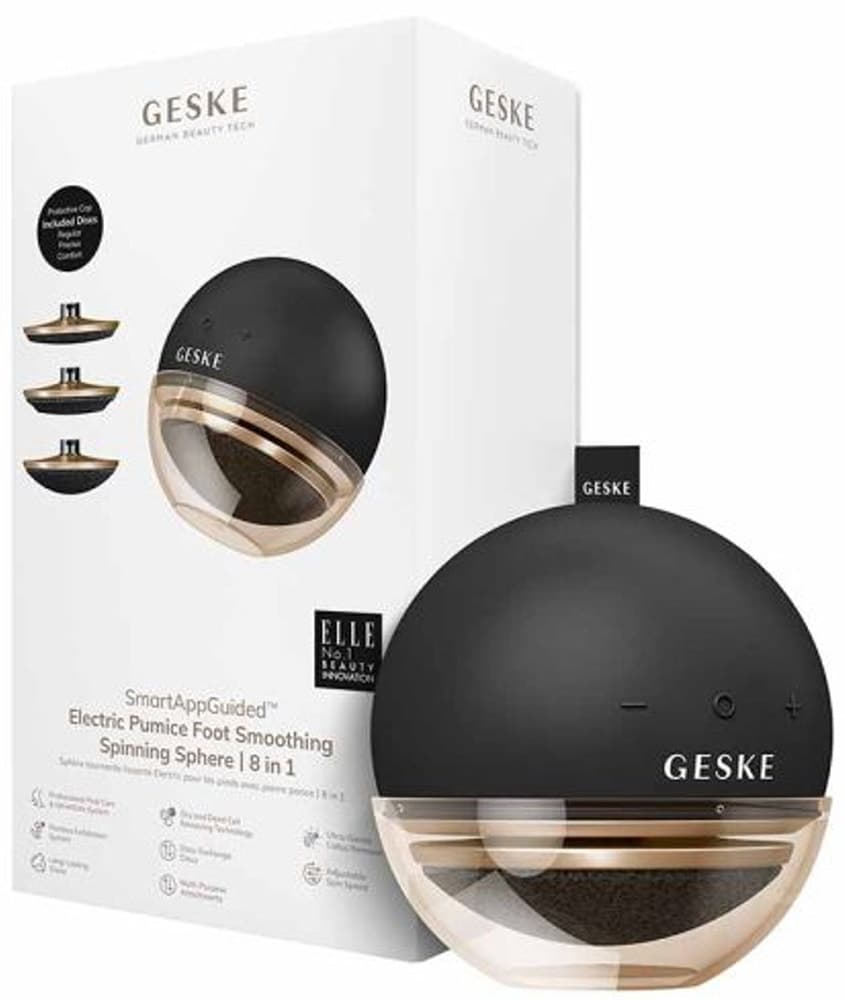 Pedra-pomes Elétrica Geske para Alisar Pés, Giratória 8 Em 1 - Cinza