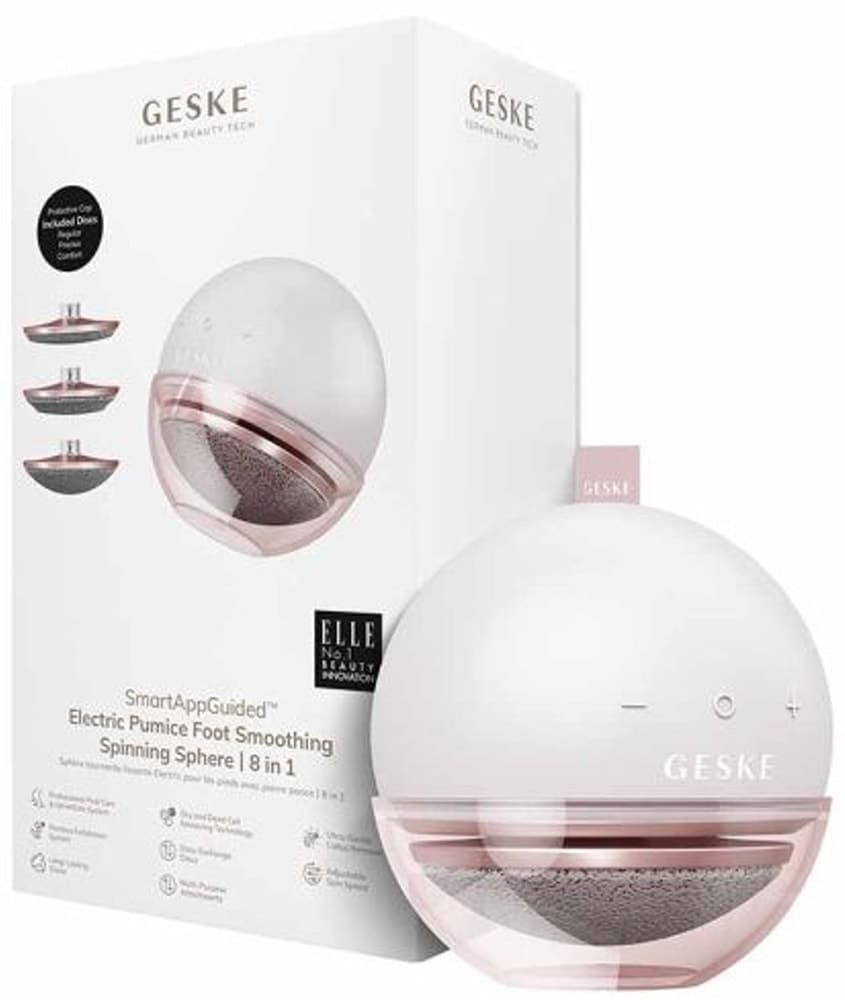 Pedra-pomes Elétrica Geske Smoothing Spinning Sphere 8 Em 1
