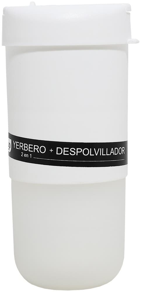 Porta Erva-Mate Quo com Limpador de Pó - Branco