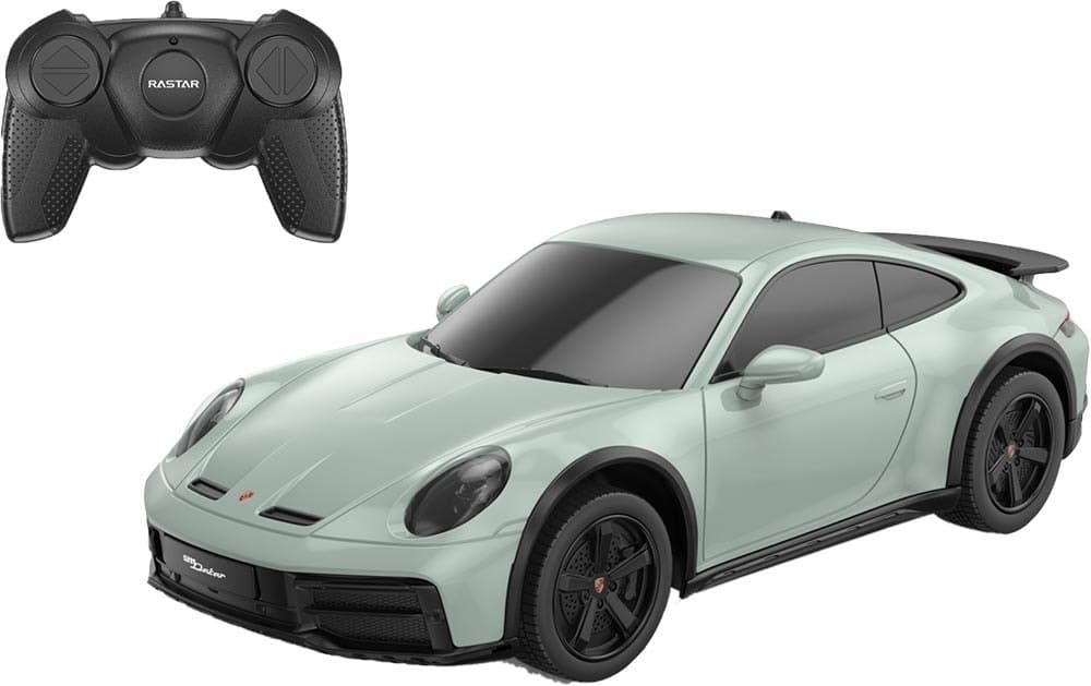 Carro de Controle Remoto Rastar 911 Dakar Escala 1/24 Verde Sombra