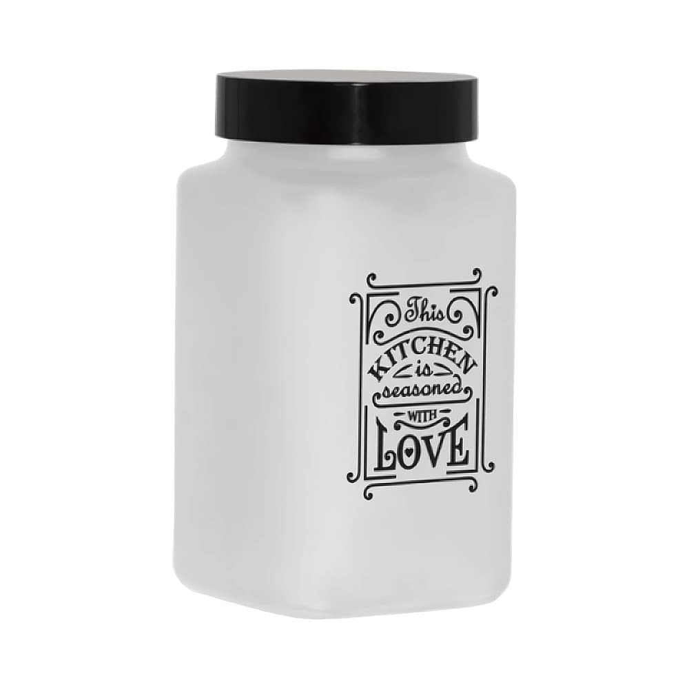 Pote de Armazenamento Herevin Kitchen Love 2L Branco