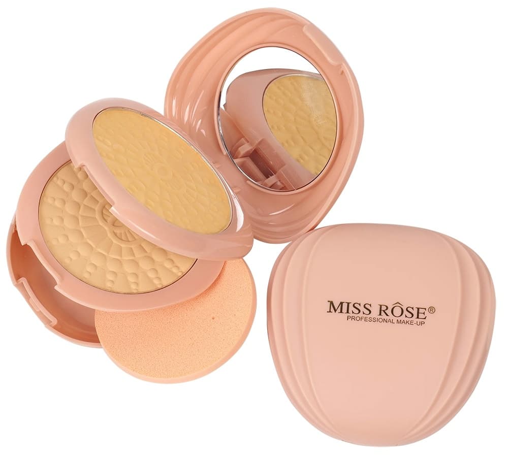 Pó Compacto Miss Rose 2 Em 1 N-03 18G