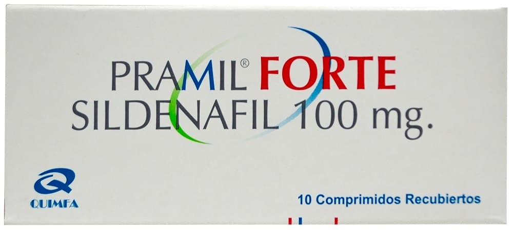 Medicamento Pramil Forte Sildenafil 100 Mg (100 Comprimidos)