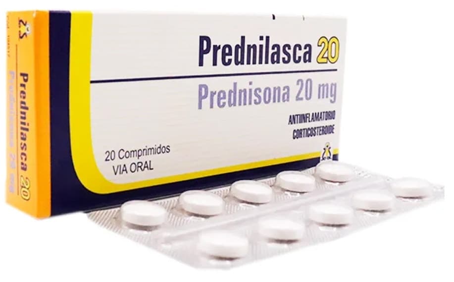 Prednilasca Prednisona 20 Mg (20 Comprimidos)