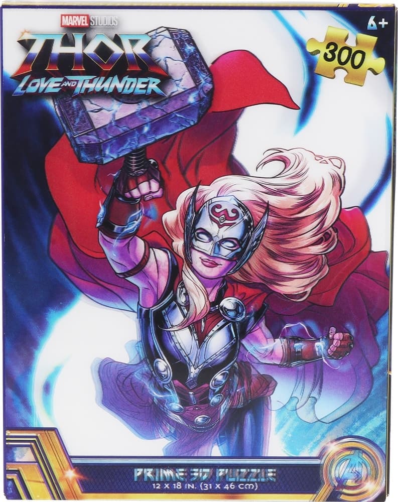 Quebra-Cabeça 3D Prime 3D Marvel Thor Love And Thunder - 33128 (300 Peças)