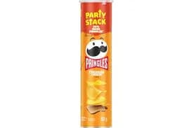 Batata Frita Pringles Cheddar Cheese Mega Can 203GR