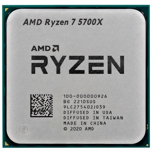 Processador Amd Ryzen 7 5700X 3.4GHz 36MB Sem Cooler