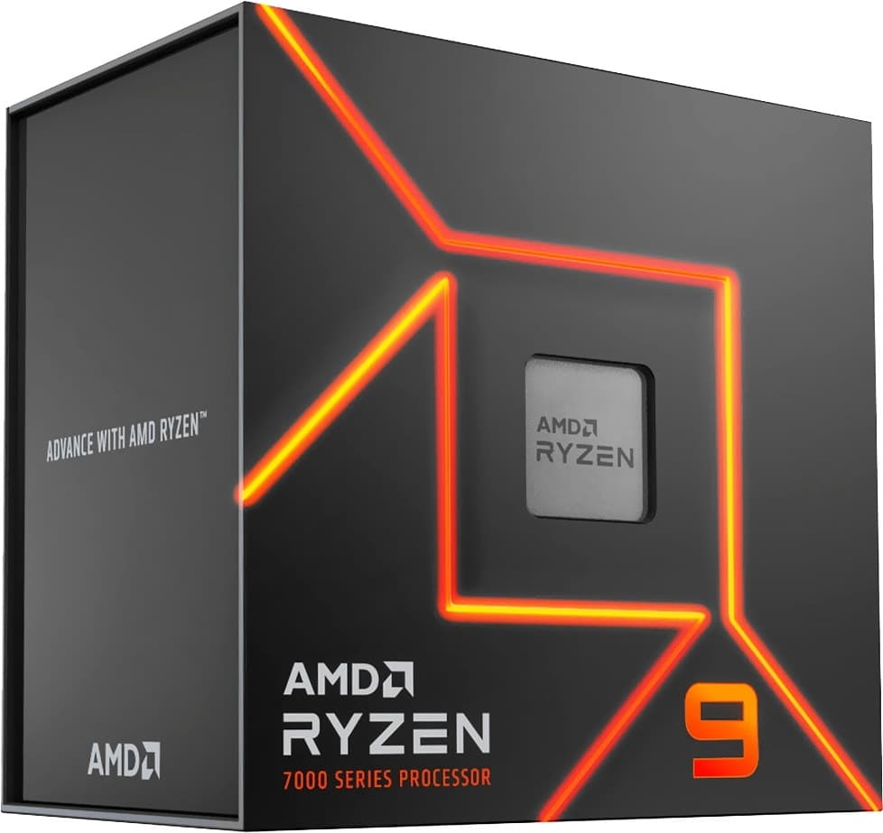 Processador Amd Ryzen 9 7900 Até 5.40GHz 12 Núcleos 76MB - Socket Am5 (Sem Cooler)