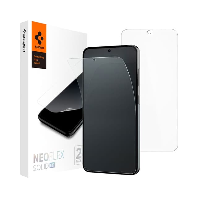 Película de Tela Spigen Neo Flex Solid HD para Samsung Galaxy S24 2 Unidades Transparente