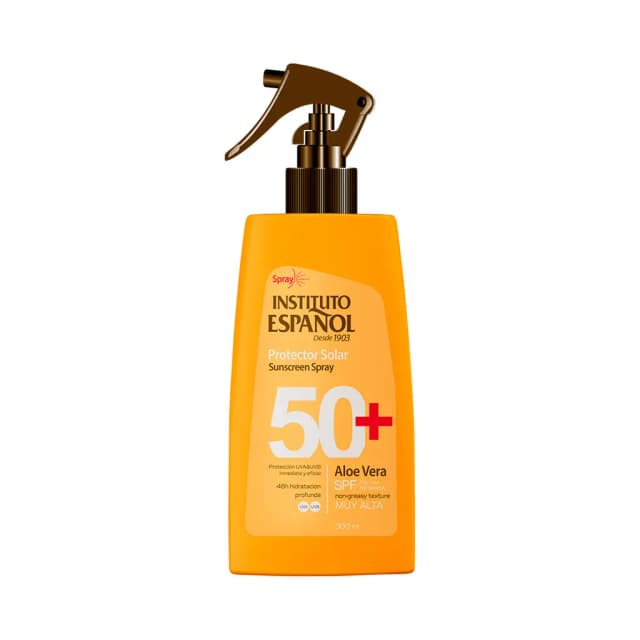 Protetor Solar Instituto Español Aloe Vera Spray Spf50+ 300ml