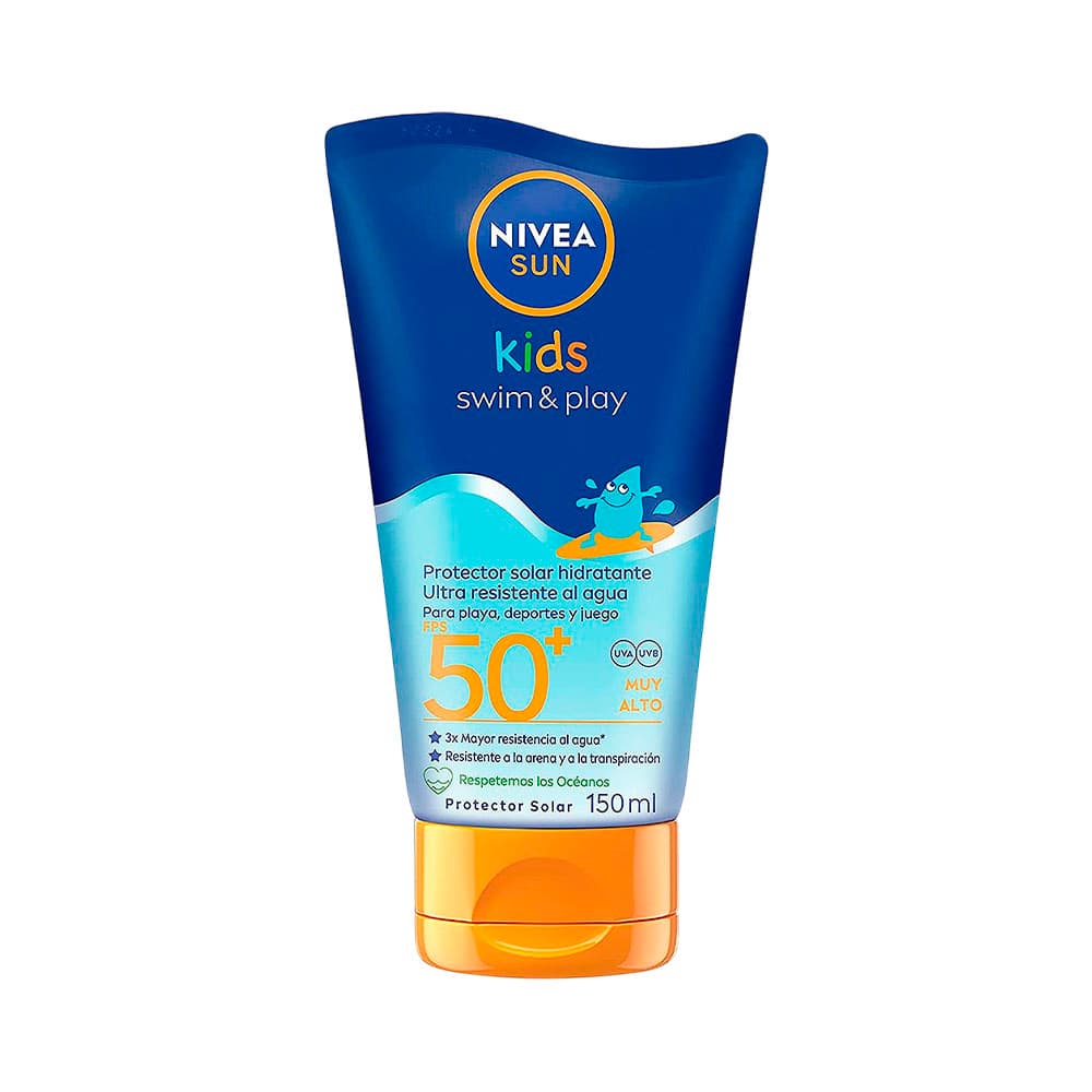 Protetor Solar Nivea Sun Kids Swim e Play FPS50 150ml