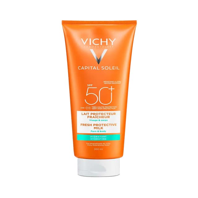Protetor Solar Leite Protetor Vichy Capital Soleil Fresh Spf50+ 300ml