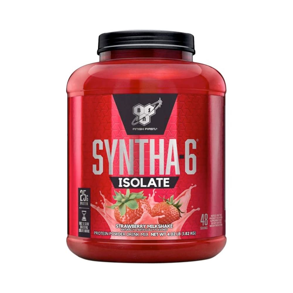 Proteína Isolada Syntha-6 Bsn Strawberry Milkshake 1.82Kg