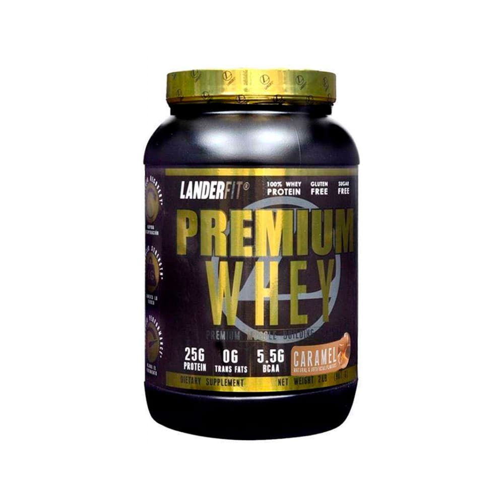 Proteína Whey Landerfit Premium Caramelo 2LB