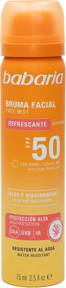 Protetor Facial Babaria Spf50 - 75mL