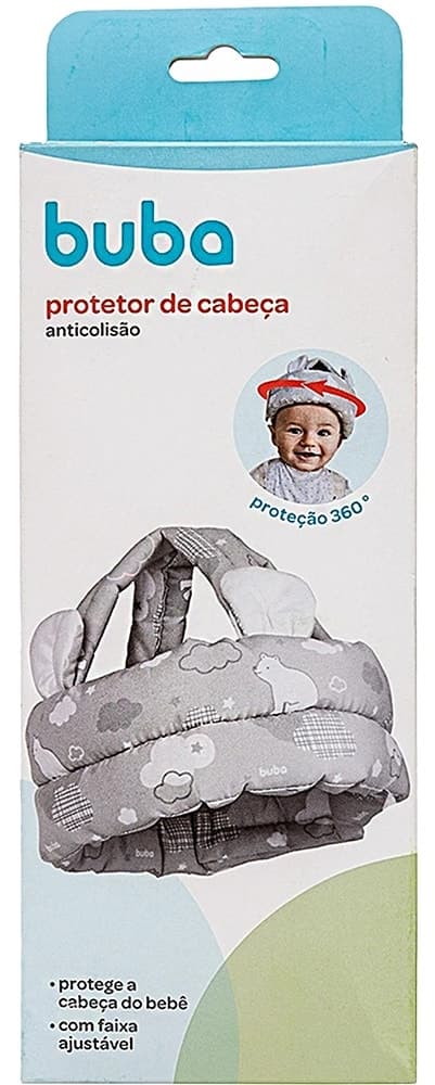 Protetor de Cabeça Buba Cinza