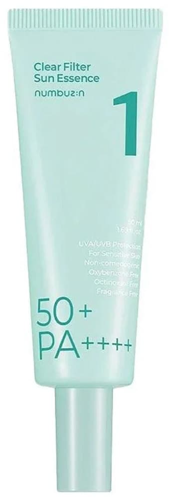 Protetor Solar Numbuzin N.1 Clear Filter Sun Essence Cica - 60mL