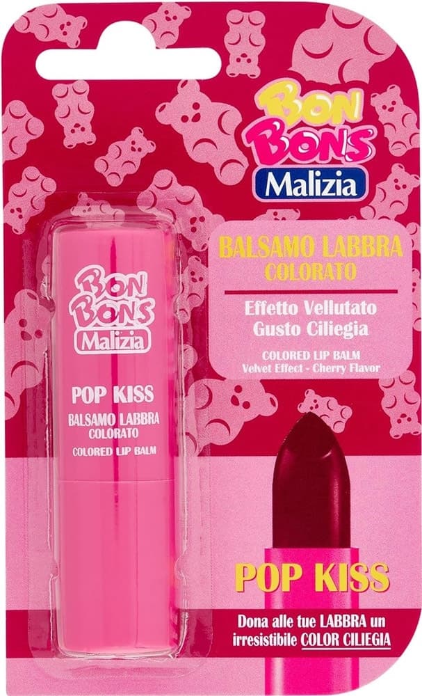 Protetor Labial Malizia Pop Kiss Balsamo - 3,5mL
