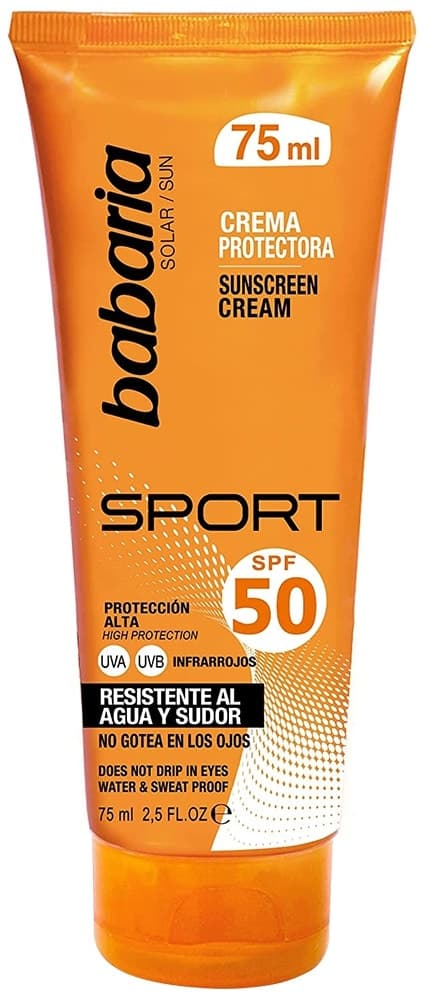 Protetor Solar Babaria Sport Spf50 UVA/UVB 75mL