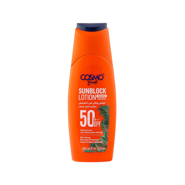 Protetor Solar Cosmo Beaute Sunblock Lotion Spf50+ 200ml