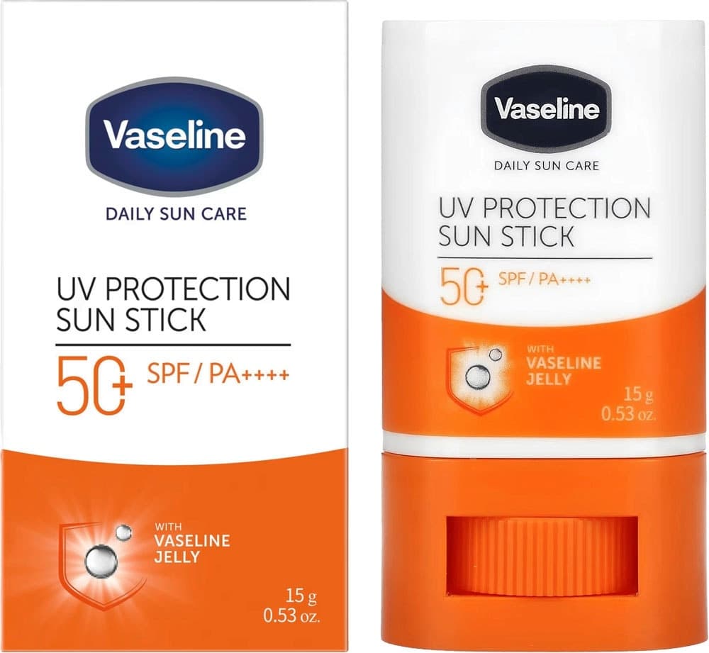 Protetor Solar Em Bastão Vaseline Uv Protection Sun Stick FPS50+ - 15G