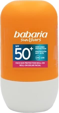 Protetor Solar Facial Babaria Roll-On FPS50+ Uva - 50mL