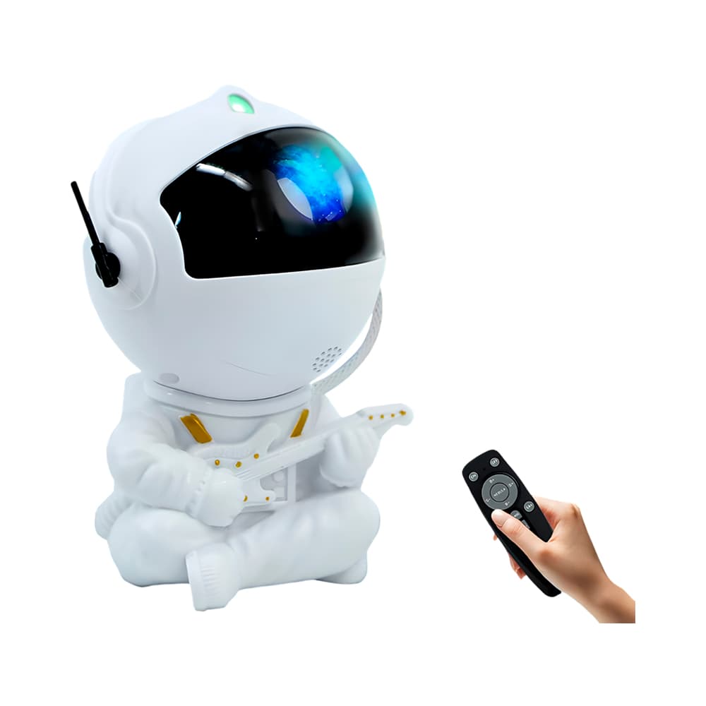 Projetor de Luz Astronauta Hr-F2 5W 5V Bivolt Branco
