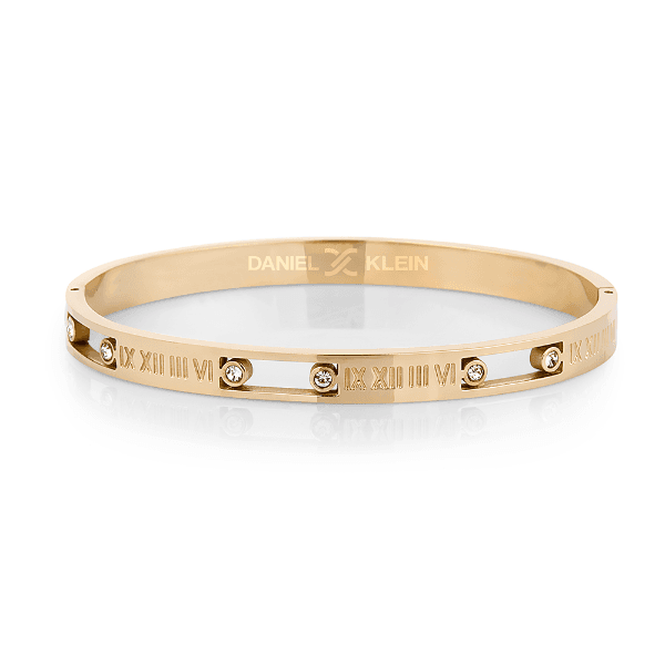 Pulseira Feminina Daniel Klein Dkb.2.2008.02 Dourado