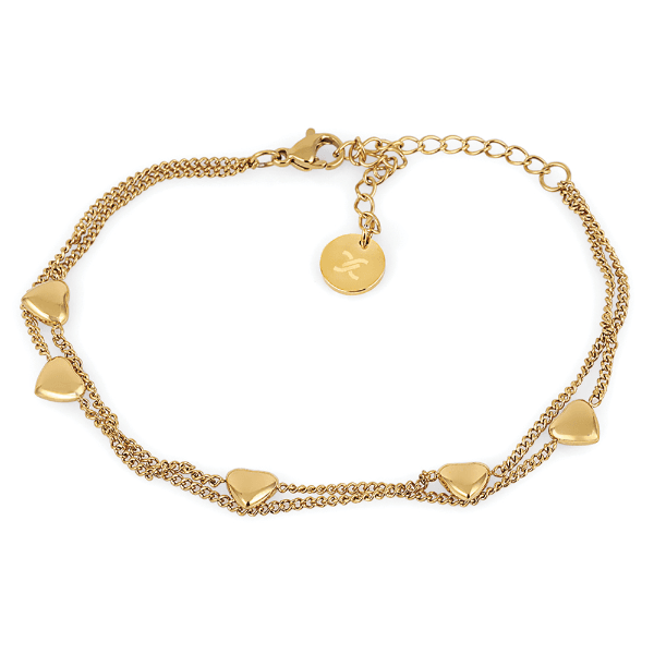 Pulseira Feminina Daniel Klein Dkj.11.10003-1 Dourado