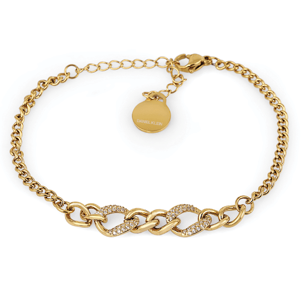 Pulseira Feminina Daniel Klein Dkj.12.10010-2 Dourado