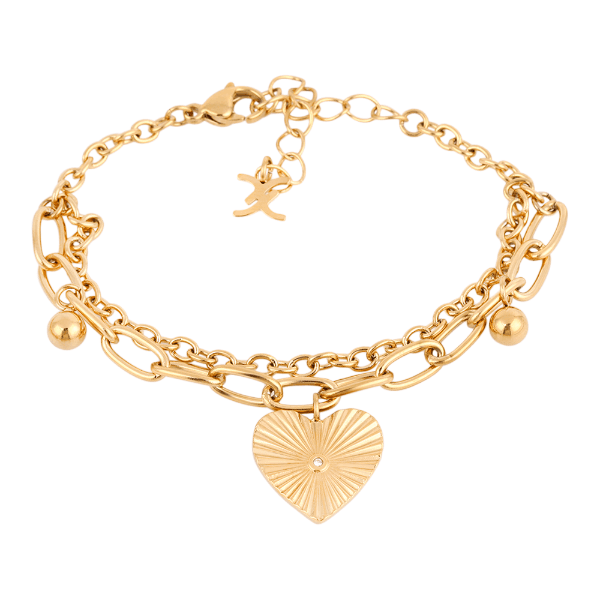 Pulseira Feminina Daniel Klein Joyas Dkj.13.10007-1 Dourado