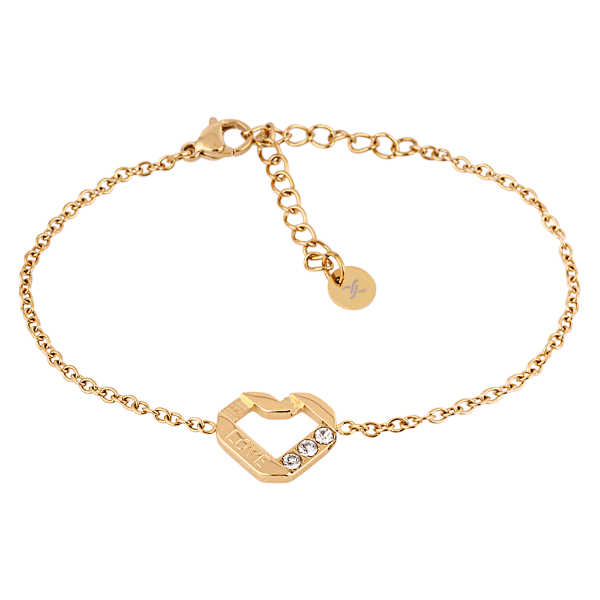 Pulseira Feminina Daniel Klein Dkj.15.10008-2 Dourado