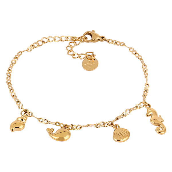 Pulseira Feminina Daniel Klein Dkj.5.10015-2 Dourado