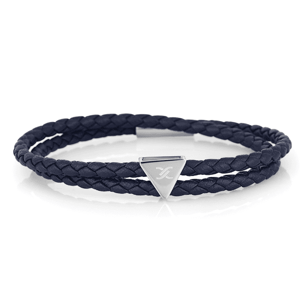 Pulseira Feminina Daniel Klein Dkj.6.10029-2 Couro Azul
