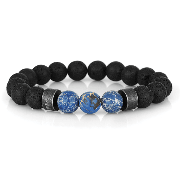 Pulseira Masculina Daniel Klein Dkj.14.10003-1 Vintage Preto
