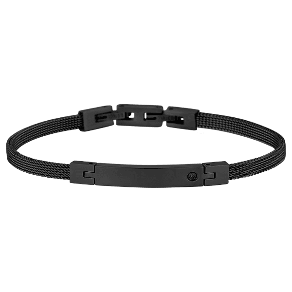 Pulseira Masculina Daniel Klein Dkj.16.10004-2 Preta