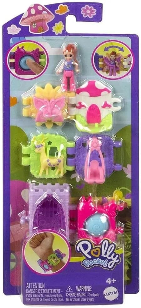 Pulseira Polly Pocket Mattel Hkv67-Hkv69