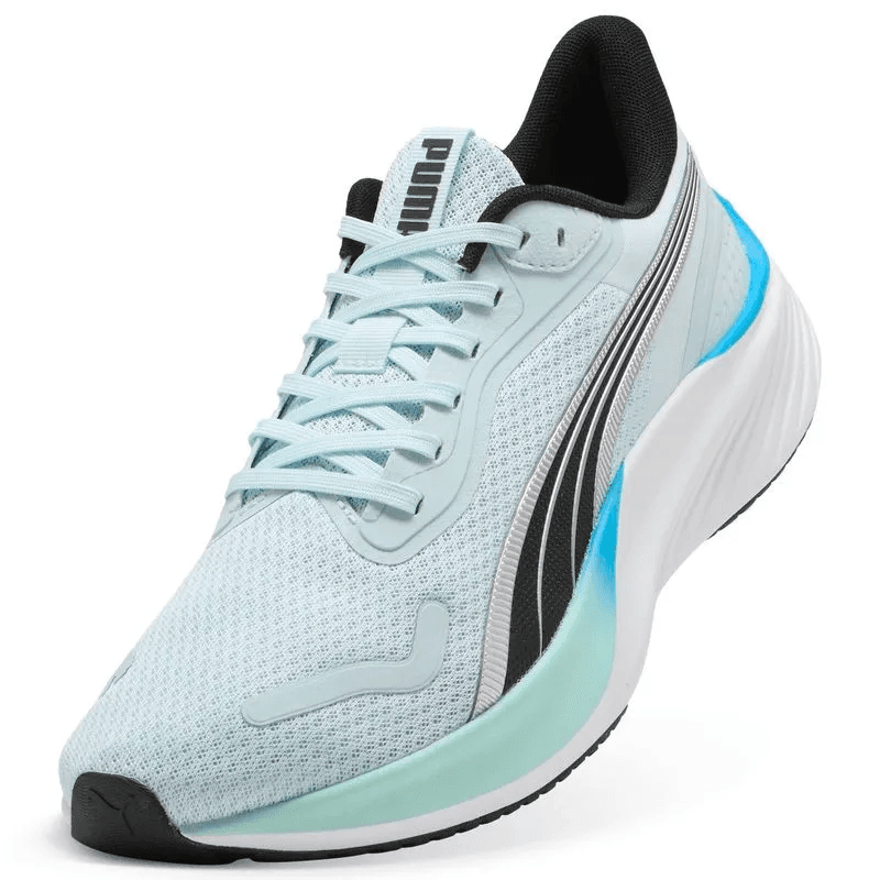 Tênis Puma Mas Pounce Lite 310778/38 Prateado com Detalhes Azul Marinho Maçã 38