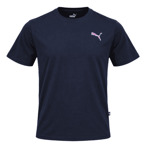 Puma Remera Masc Essencial Logo 691783A02 (l) Azul Oscuro