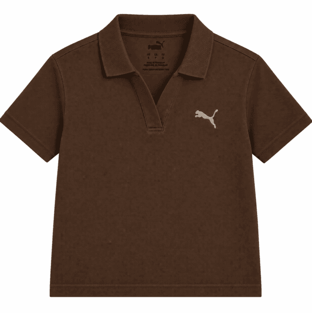 Puma Remera Polo Fem Shir 677884B02 (l) Marron