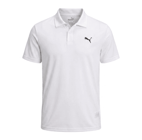 Puma Remera Polo Masc Puma Poly 635611A01 (s) Blanco
